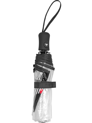 SUSINO Zakparaplu "Cute Dog" transparant/zwart - Ø 98 cm