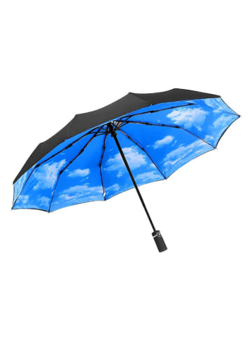 Le Monde du Parapluie Parasol w kolorze czarno-niebieskim - Ø 105 cm