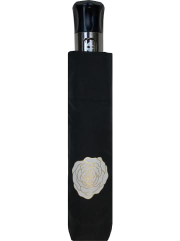 SMATI Parasol "Geoflower" w kolorze czarno-białym - Ø 97 cm