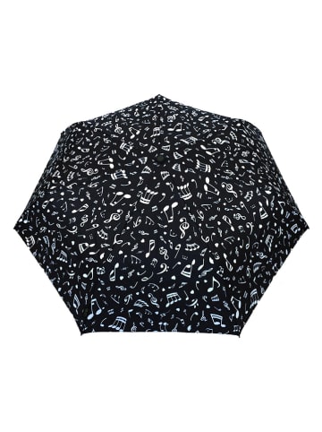SMATI Taschenschirm in Schwarz/ Weiß - Ø 90 cm