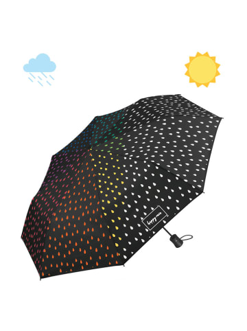 happy rain Taschenschirm in Schwarz - Ø 94 cm