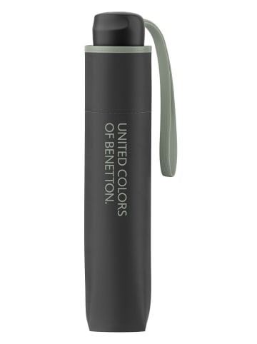 Benetton Taschenschirm in Schwarz - Ø 95 cm