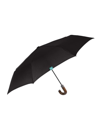 PERLETTI Taschenschirm in Schwarz - Ø 104 cm
