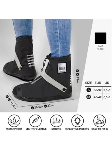 PERLETTI Schuhüberzüge in Schwarz