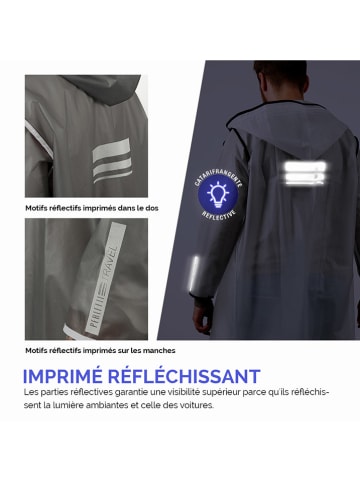 PERLETTI Regenjas grijs