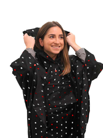SMATI Regenponcho zwart