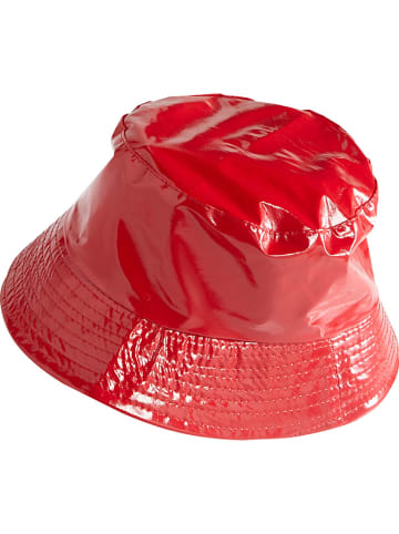 Le Monde du Parapluie Kapelusz przeciwdeszczowy w kolorze czerwonym