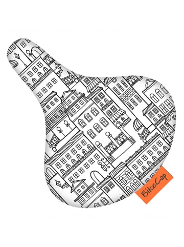 Le Monde du Parapluie Osłona w kolorze biało-czarnym na siodełko