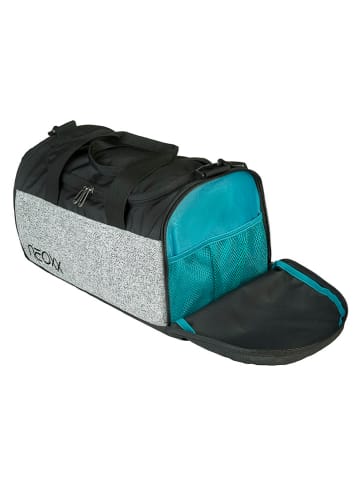 neoxx Sporttasche "Champ" in Schwarz/ Grau - (B)41,5 x (H)22,5 x (T)20 cm