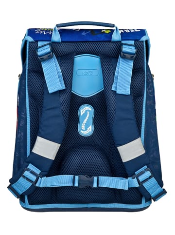 SCOOLI 5-częściowy zestaw "EasyFit Avengers" w kolorze niebieskim - 36,5 x 33 x 29 cm