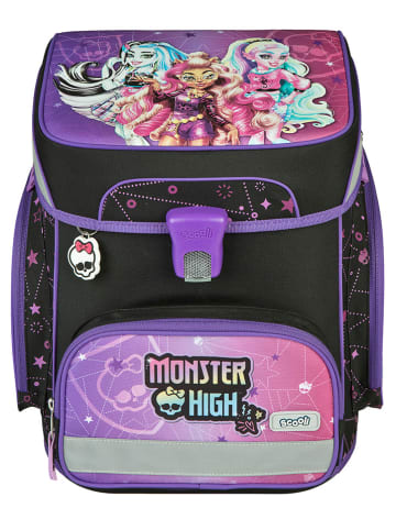 SCOOLI 5tlg. Schulranzen-Set "EasyFit Monster High" in Bunt - 18 l