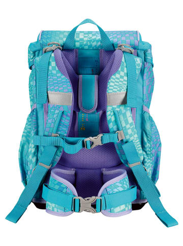 DerDieDas 5-częściowy zestaw szkolny "ErgoFlex - Activ" w kolorze błękitnym