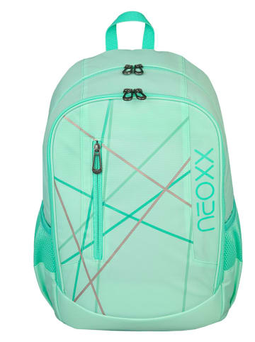 neoxx Rucksack "Flow" in Türkis - (B)28 x (H)42,5 x (T)18 cm