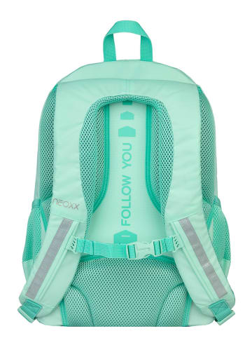 neoxx Rucksack "Flow" in Türkis - (B)28 x (H)42,5 x (T)18 cm