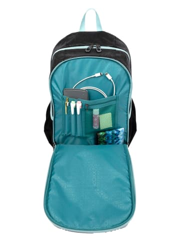 neoxx Rucksack "Flow" in Schwarz - (B)28 x (H)42,5 x (T)18 cm