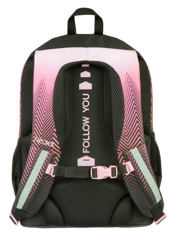 neoxx Plecak "Flow" w kolorze jasnoróżowym - 28 x 42,5 x 18 cm