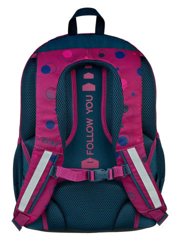 neoxx Plecak "Flow" w kolorze fioletowym - 28 x 42,5 x 18 cm