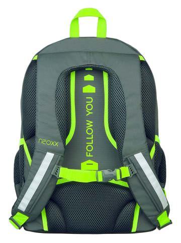 neoxx Rucksack "Flow" in Grau - (B)28 x (H)42,5 x (T)18 cm