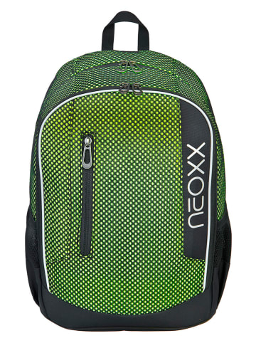 neoxx Plecak "Flow" w kolorze zielonym - 28 x 42,5 x 18 cm