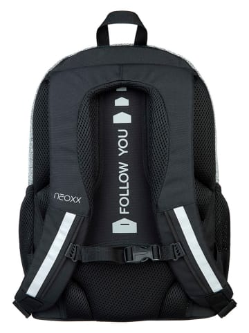 neoxx Rucksack "Flow" in Grau - (B)28 x (H)42,5 x (T)18 cm