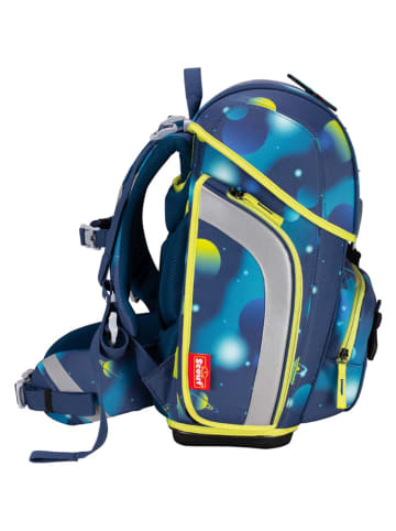 Scout 5tlg. Schulranzen-Set "Genius Set LED - Planets" in Blau