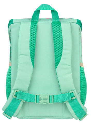 SCOOLI Rucksack "Leo Lion - Mini-Me" in Grün - (B)20 x (H)29 x (T)13 cm