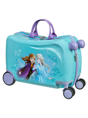 Disney Frozen Ride-on-Hardcase-Trolley "Frozen" in Türkis - (B)47,5 x (H)32 x (T)23 cm
