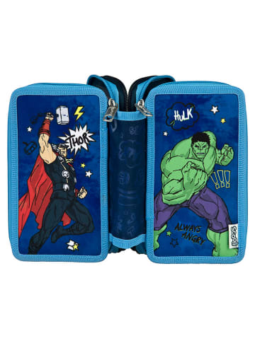 Avengers Gefülltes Federmäppchen "Avengers" in Blau - (B)20 x (H)13 x (T)7,5 cm