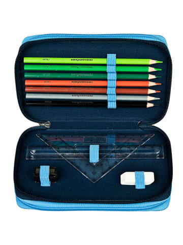 Avengers Piórnik "Avengers" w kolorze niebieskim - 20 x 13 x 7,5 cm