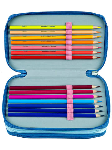 SCOOLI Piórnik "Lilo & Stitch" w kolorze niebieskim z akcesoriami