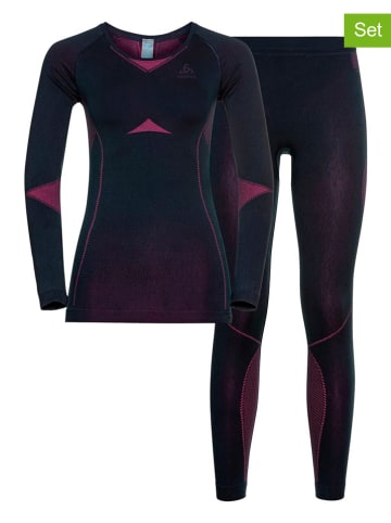 Odlo 2-delige functionele ondergoedset "Fundamentals Performance" donkerblauw