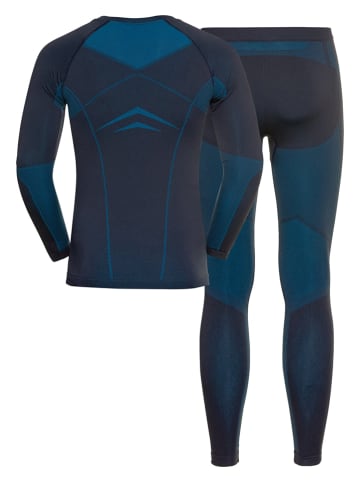 Odlo 2-delige set: functioneel ondergoed "Fundamentals Performance" donkerblauw