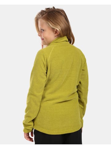 Kilpi Fleecepullover "Almeri" in Gelb/ Grün