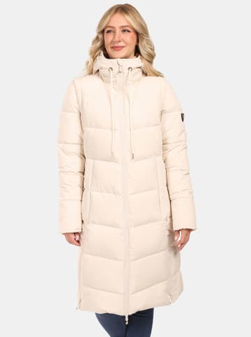 Kilpi Doorgestikte mantel "Sali" beige