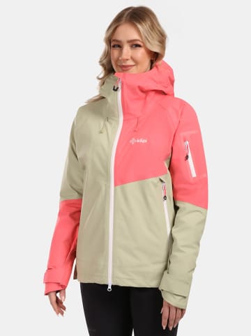 Kilpi Functionele jas "Mamba" beige/roze