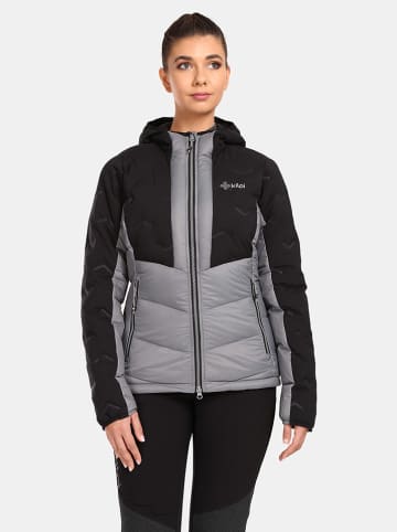 Kilpi Steppjacke "Tevery" in Grau/ Schwarz