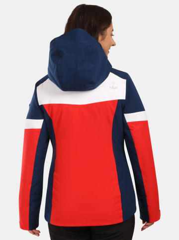 Kilpi Ski-/ Snowboardjacke "Valera" in Rot/ Weiß/ Dunkelblau