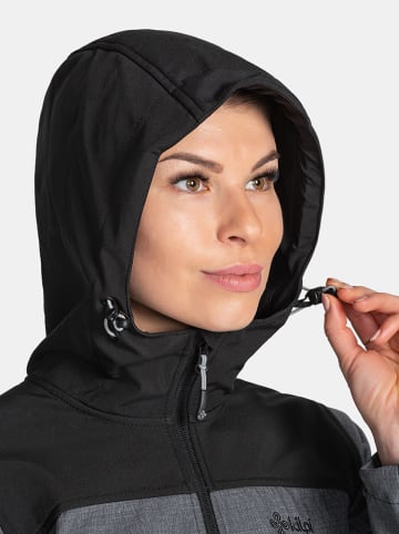 Kilpi Softshelljacke "Ravia" in Grau/ Schwarz