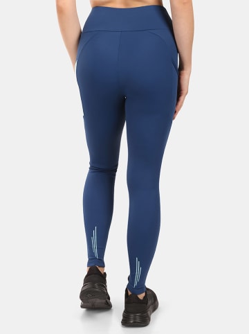 Kilpi Legginsy sportowe "Alexo" w kolorze granatowym