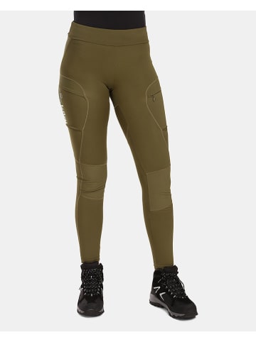 Kilpi Legginsy funkcyjne "Mounteria" w kolorze khaki