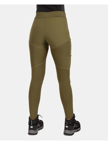 Kilpi Legginsy funkcyjne "Mounteria" w kolorze khaki