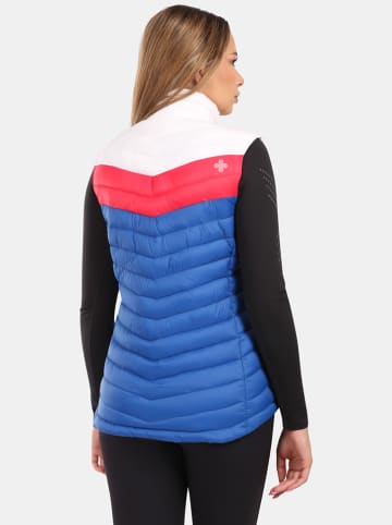 Kilpi Daunenweste "Kenai" in Pink/ Blau/ Weiß
