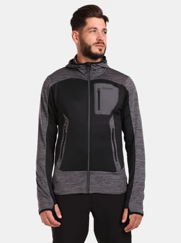 Kilpi Fleecejacke "Freni" in Schwarz/ Grau