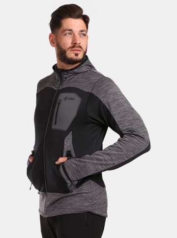 Kilpi Fleecejacke "Freni" in Schwarz/ Grau