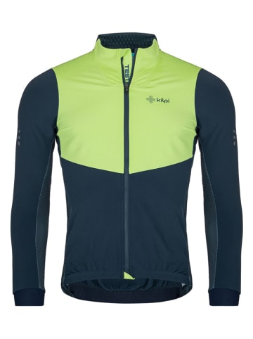 Kilpi Fahrradtrikot "Meveto" in Dunkelblau/ Neongrün