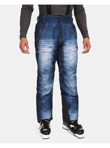 Kilpi Ski-/ Snowboardhose "Denimo" in Blau/ Weiß
