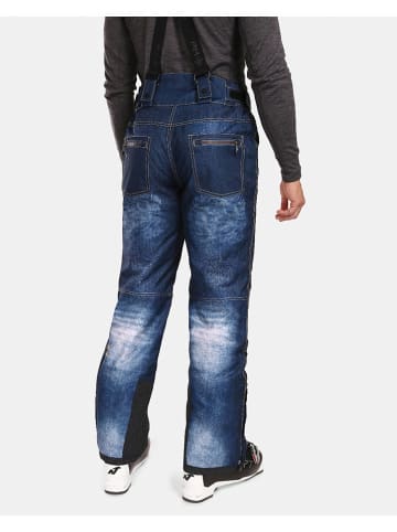 Kilpi Ski-/ Snowboardhose "Denimo" in Blau/ Weiß