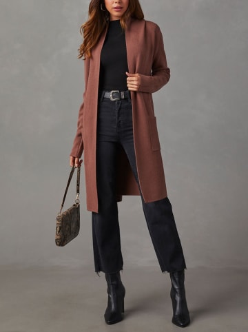 LA Angels Cardigan in Hellbraun