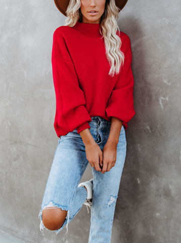 LA Angels Sweter w kolorze czerwonym