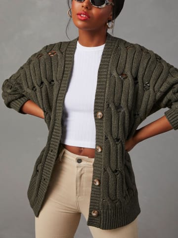LA Angels Cardigan in Khaki